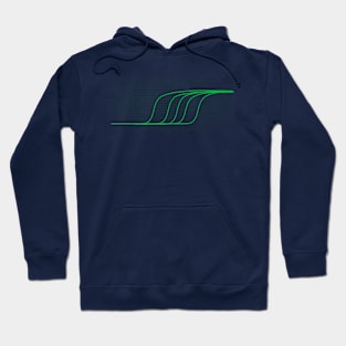 DNA real time blue green Hoodie